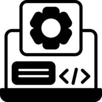 App Development Solid Element Style vector