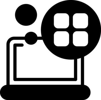 Menu Solid Element Style vector