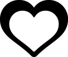 Heart Solid Element Style vector