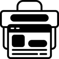 Search Console Solid Element Style vector