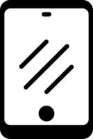 Smartphone Solid Element icon Design vector