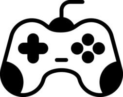 Game Console Solid Element Style vector