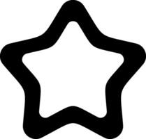 Star Solid Element Style vector