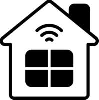 Smart Home Solid Element Style vector