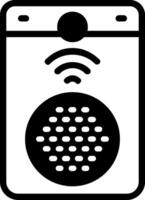 Smart Doorbell Solid Element Style vector