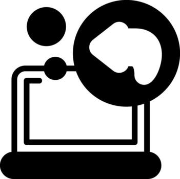 deshacer sólido elemento estilo vector