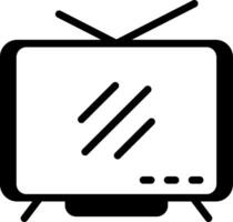 Television Solid Element Style vector