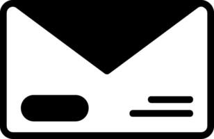 Email Solid Style Icon Design vector