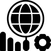 SEO Analysis Solid Element Style vector