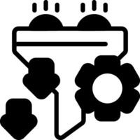 Conversion Rate Solid Element Style vector