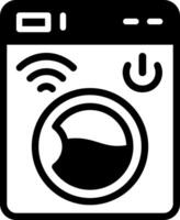Smart Washer Solid Element Style vector