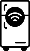 Smart Appliance Solid Element Style vector