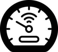 Smart Meter Solid Element Style vector