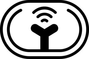 Smart Sensor Solid Element Style vector