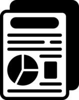 SEO Reporting Solid Element Style vector