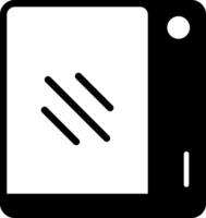 Tablet Solid Element Style vector