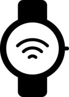 Smartwatch Solid Element Style vector