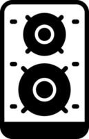 Speaker Solid Element Style vector
