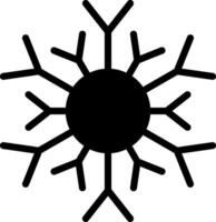 Ice Crystals Solid Element Style vector