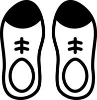 Shoes Solid Element Style vector