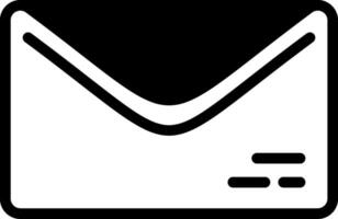 Email Envelope Solid Element Style vector
