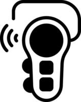 Bluetooth Device Solid Element Style vector