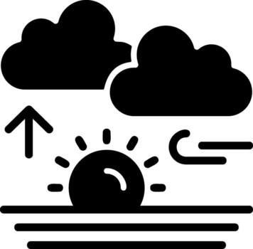 Sunrise Solid Element Style vector