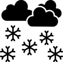 Heavy Snow Solid Element Style vector