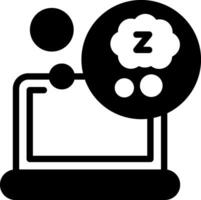 Sleep Solid Element Style vector