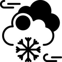 Snow Solid Element Style vector