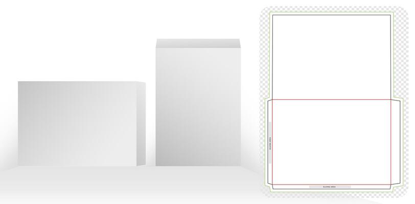 envelope office supply packaging die cut templates design isolated white backgrounds for your message, packaging branding, products compartments unique designs, minimalist conceptual holder stationary