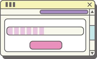 Multi Tasking Window View vector