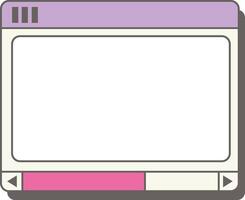 Content Editor Wireframe vector