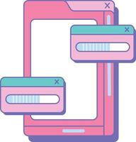 System Notification Popups vector