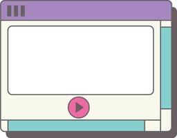 Floating UI Elements vector