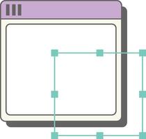 Graphic Editor Interface vector