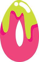 Gooey Slime Number 0 vector