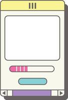Responsive Navigation Layout vector