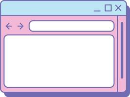 Sleek Browser Window Design vector
