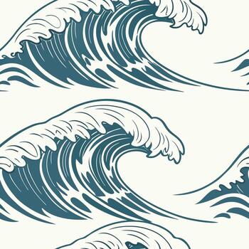 Abstract wave background vector