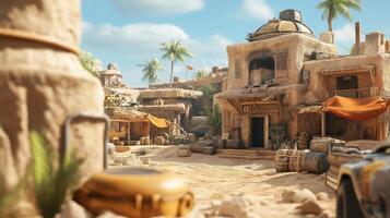 Star wars battlefront 2 - desert village photo