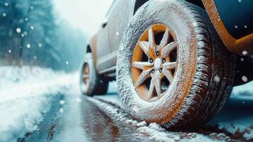 Winter tires for your car photo
