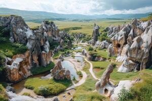 Carpathian mountains, bulgaria, europe photo