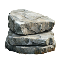 Set of Stacked Rocks for Garden and Landscaping png
