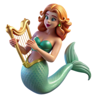 beautiful abstract A seductive Siren luring sailors with her enchanting song, misty seascape cropped for high quality png