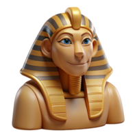 elegant modern A mysterious Sphinx posing a riddle, desert setting cropped for detailed png