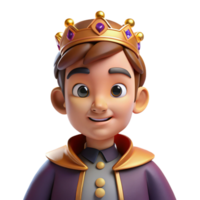 extraordinary abstract Portrait of a Charming Prince with a Regal original png