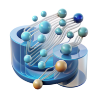 wonderful classic Data Flow Abstract Visualization 4K png