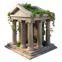 stunning modern An Ancient Roman Temple with Crumbling M high resolution png