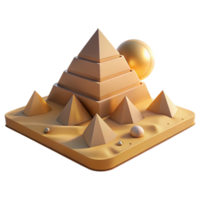 elegant contemporary An Egyptian Pyramid Hieroglyphics Desert high resolution png